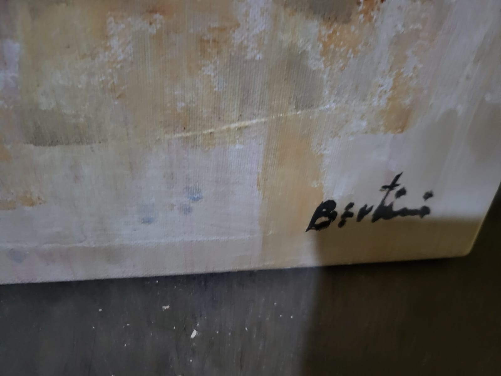 Cuadro abstracto flor Giancarlo Bertini - Imagen 3