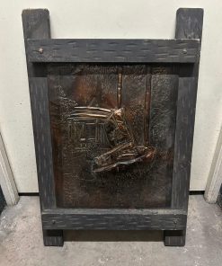 Cuadro de madera y cobre