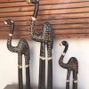 Trio de camellos madera