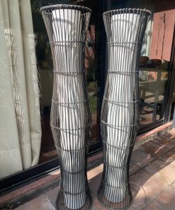 Lámparas de pie bambú