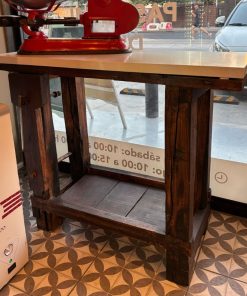 Arrimo cubierta cuarzo y madera