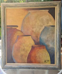 Cuadro jarrones de María Consuelo Ríos