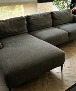 Sofá seccional izquierdo grafito Popular Design