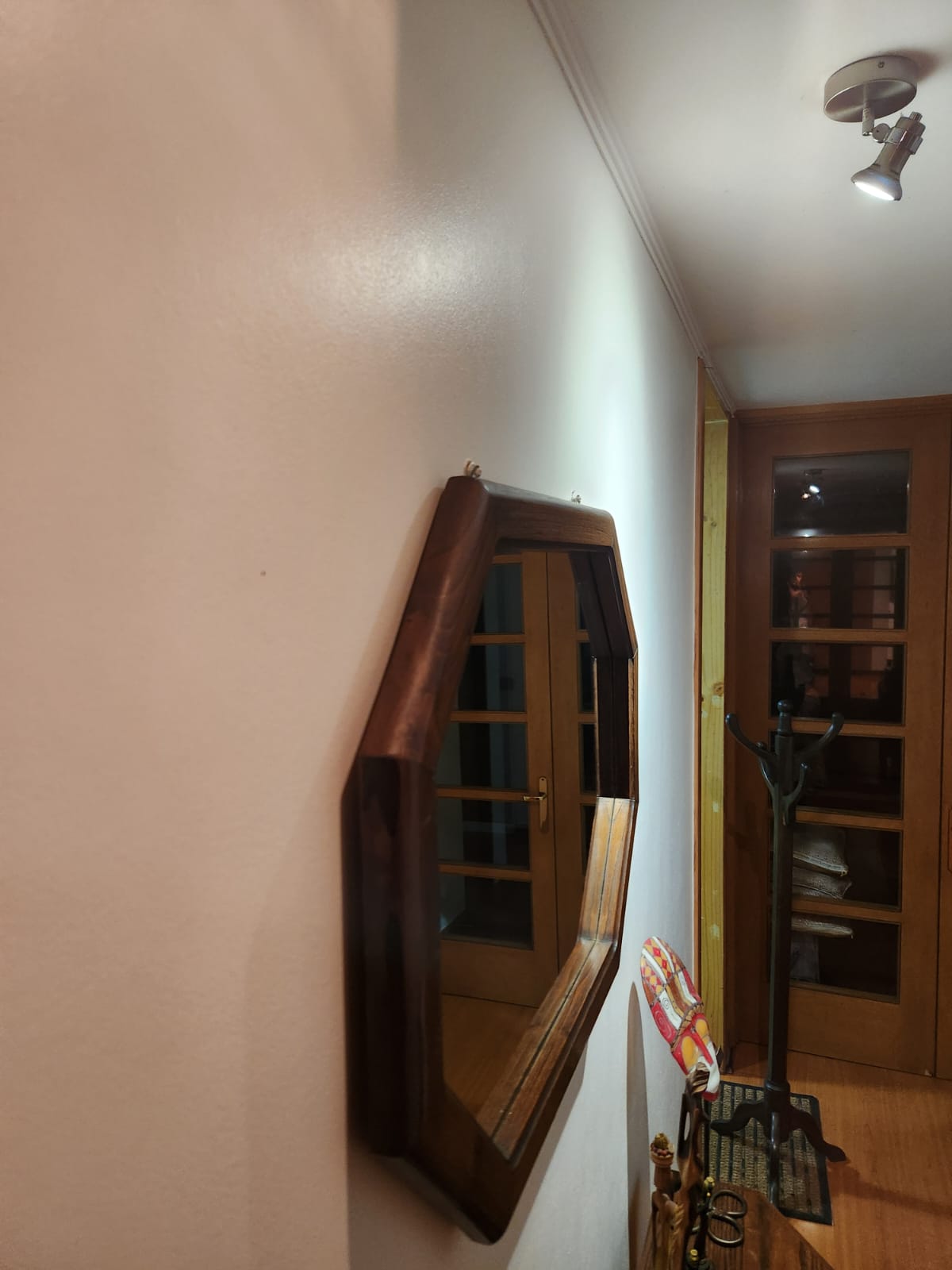 Espejo octogonal madera - Imagen 3