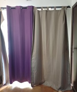 Cortina morada blackout