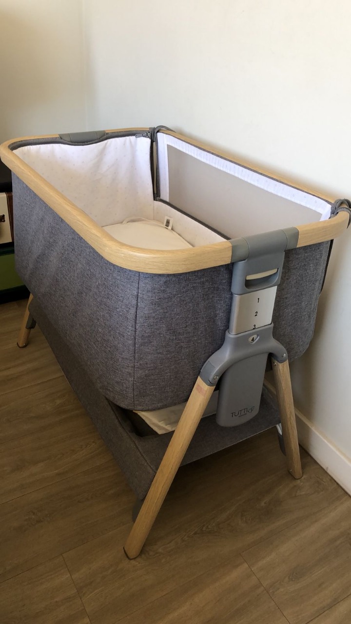 Cuna colecho roble/grafito Cozee