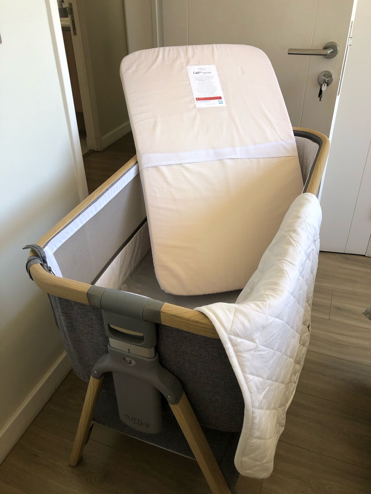 Cuna colecho roble/grafito Cozee - Imagen 6