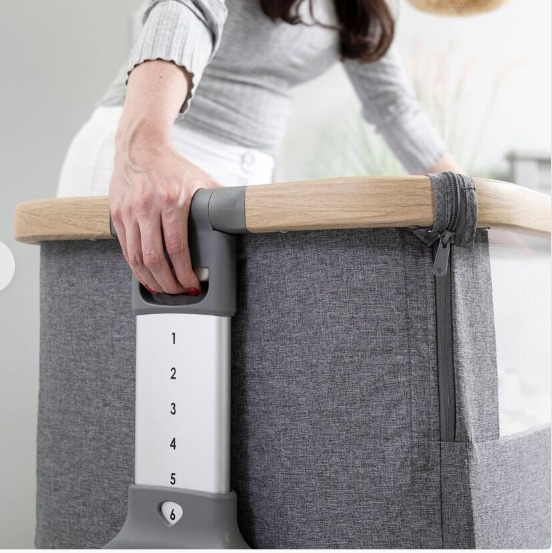 Cuna colecho roble/grafito Cozee - Imagen 9