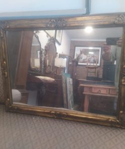 Espejo borde madera tallado