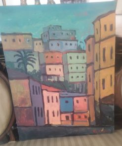 Cuadro ciudad de Queirolo