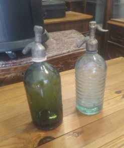 Par sifones vidrio antiguos