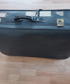 Maleta negra eco cuero