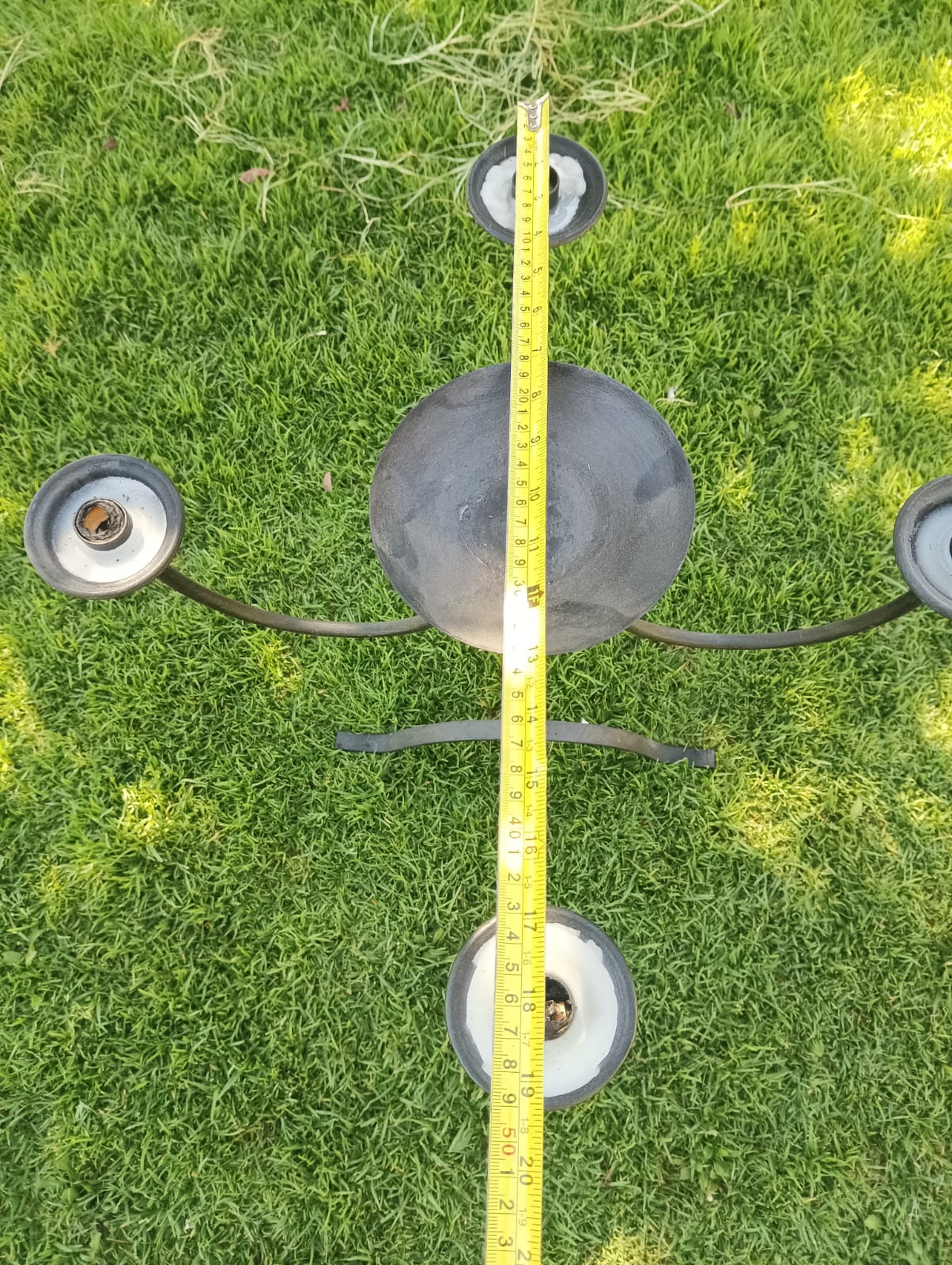 Candelabro metálico - Imagen 2