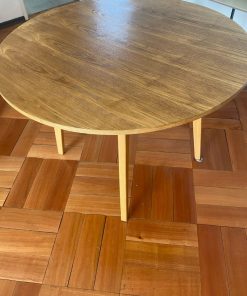 Mesa de comedor madera enchapada