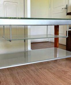 Rack TV madera y vidrio Iregua