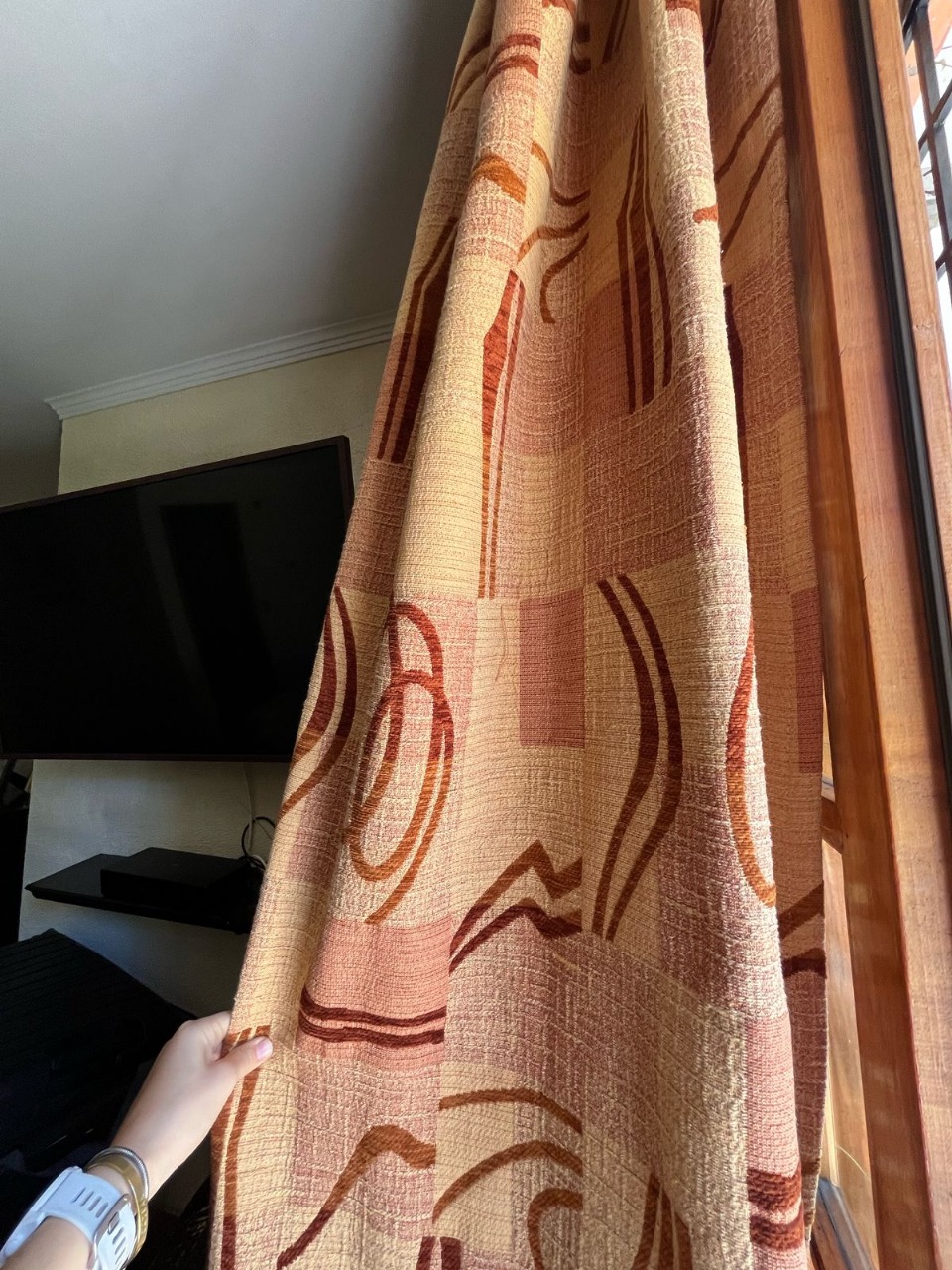 Cortina estampada fábrics