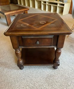 Mesa lateral madera 1 cajón