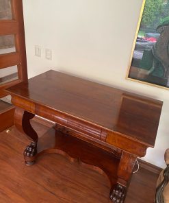 Arrimo madera caoba antiguo