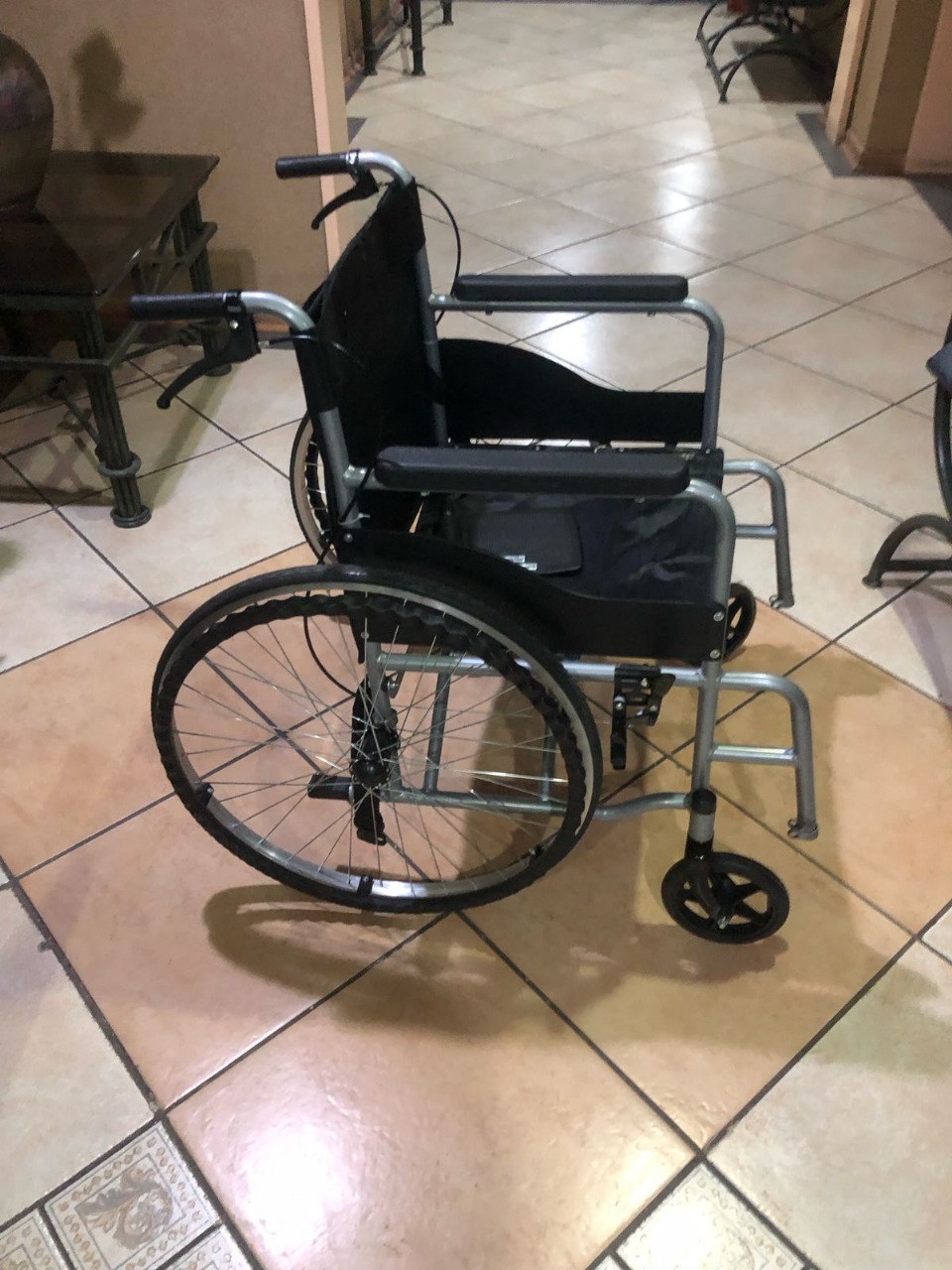 Silla de ruedas plegable 4 ruedas Nanofort