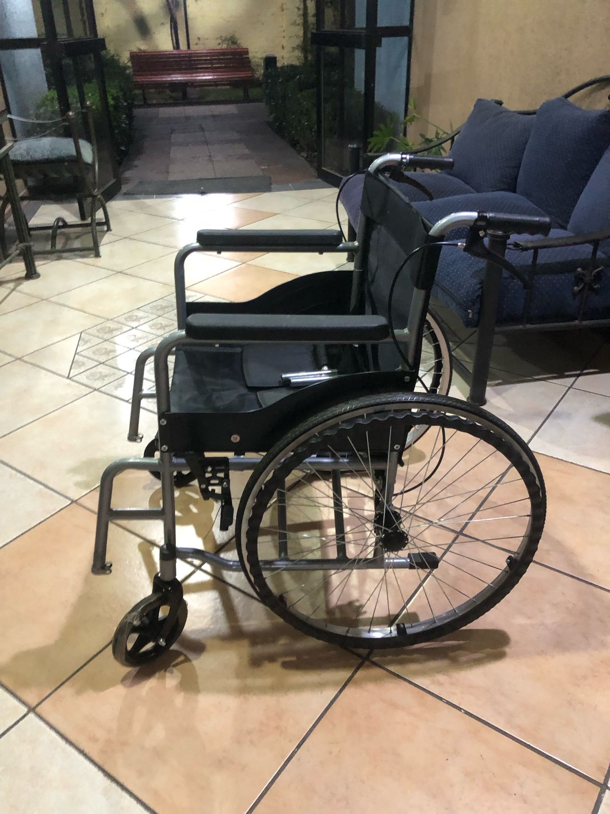 Silla de ruedas plegable 4 ruedas Nanofort - Imagen 5