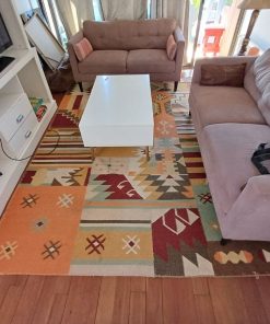 Alfombra kelim lana colores