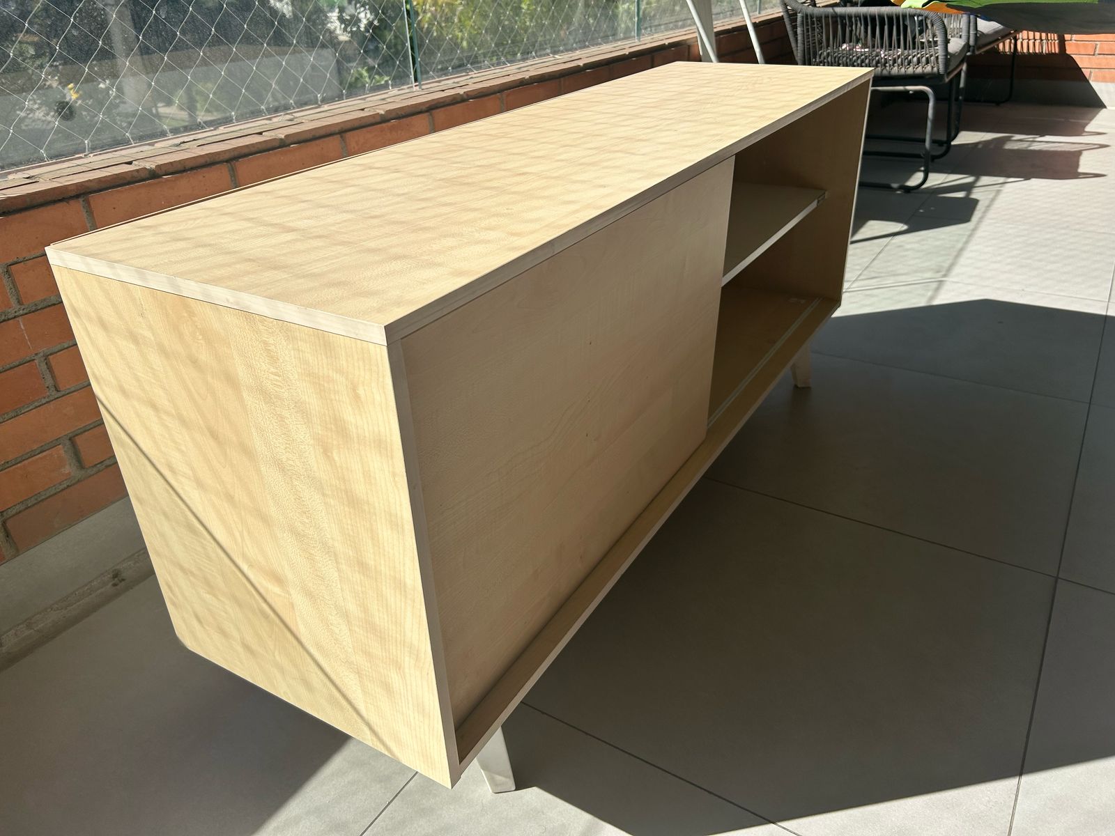 Rack TV Medular Santiago Maple - Imagen 3