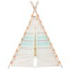 Carpa Tipi Indio celeste y gris Owi
