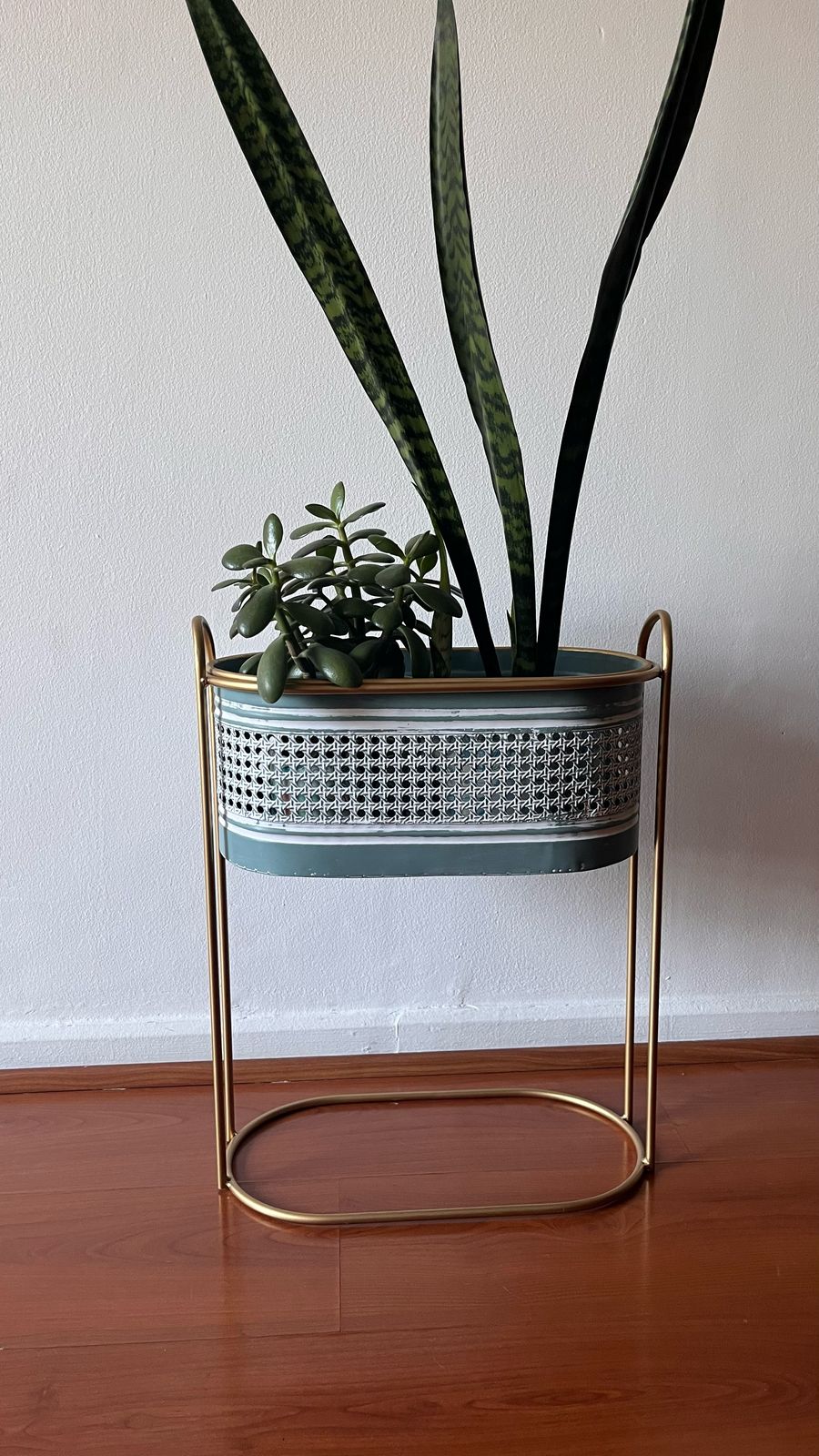 Jardinera metal decorativa - Imagen 5