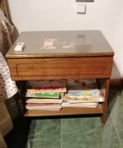 Par veladores CIC estilo sónico con vidrio