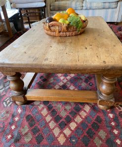 Mesa de centro madera torneada maciza