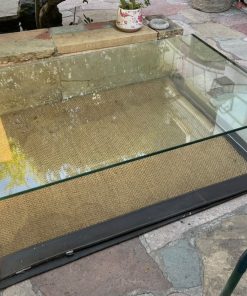 Mesa de centro vidrio templado decoradora