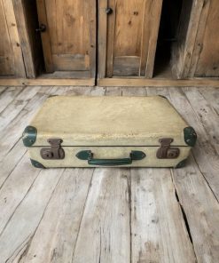 Maleta antigua vintage beige