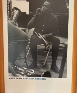 Poster Miles Davis New York Sessions enmarcado