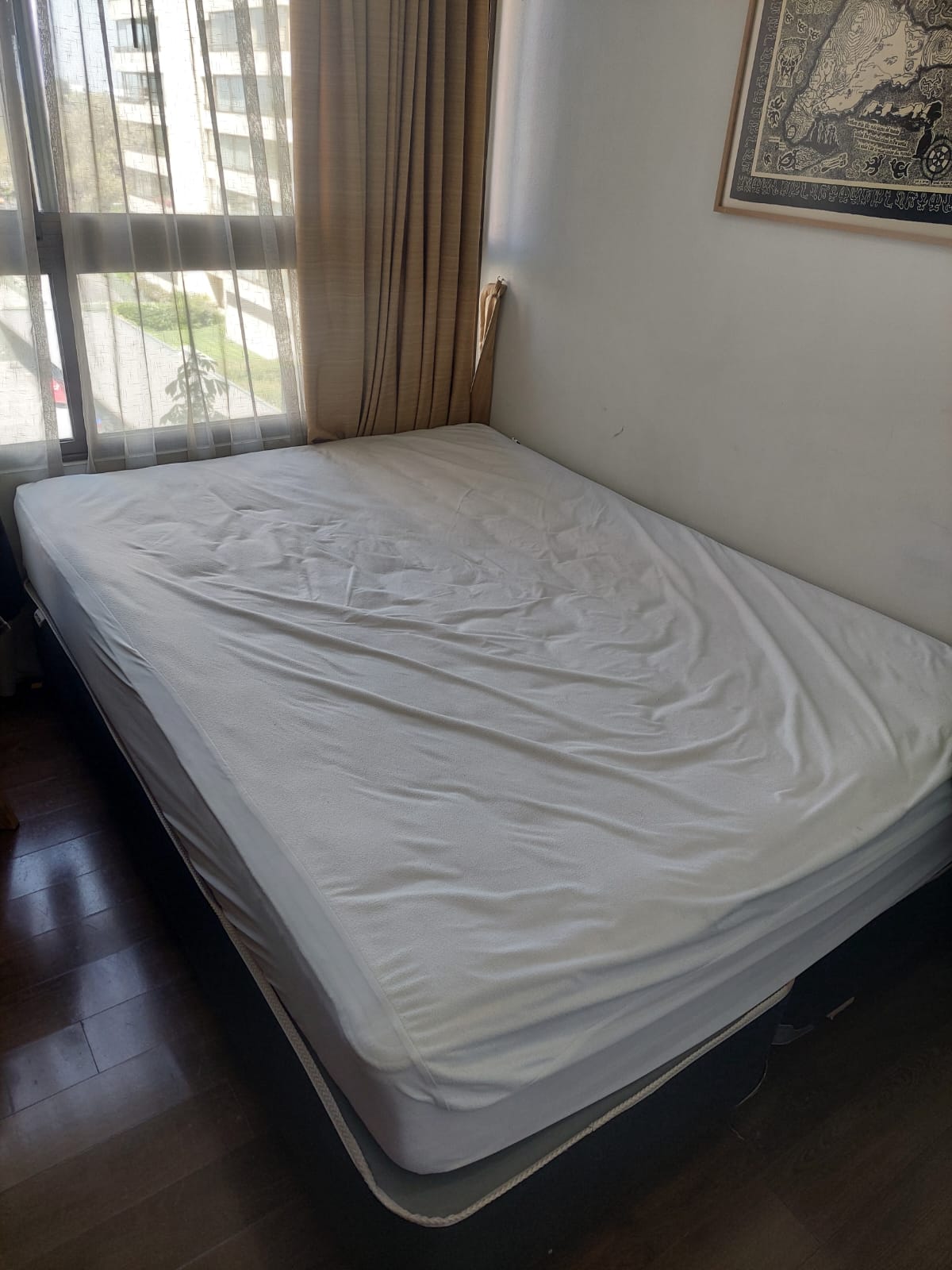 Cama 2 plazas box spring con colchón ortopédico CIC - Imagen 3