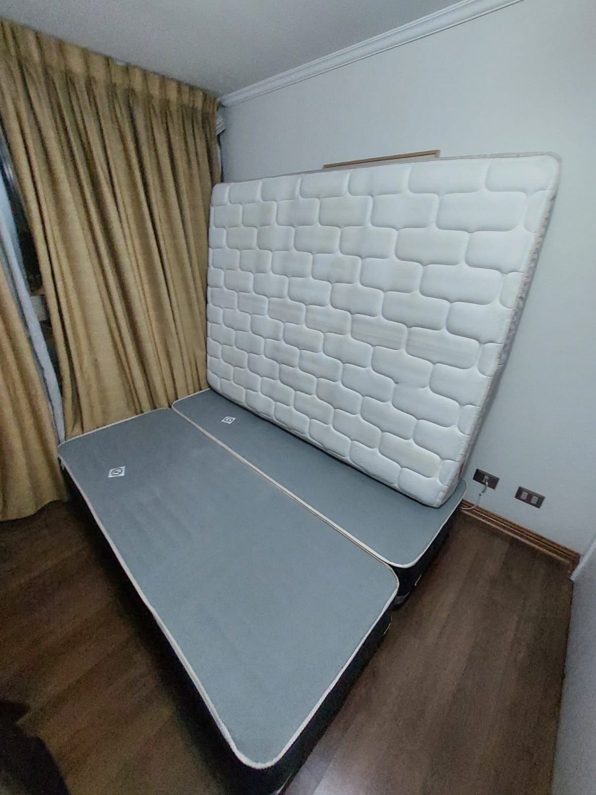 Cama 2 plazas box spring con colchón ortopédico CIC - Imagen 5