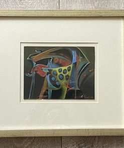 Cuadro acuarela abstracto H. Paravic