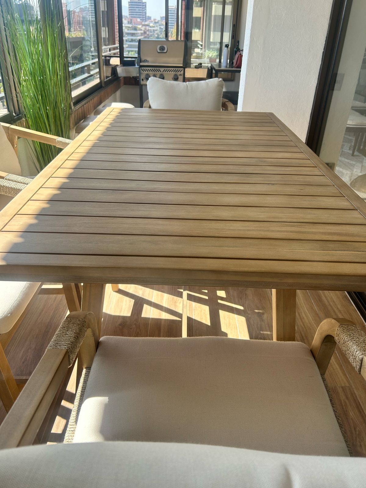 Juego de Bar de Terraza Lucca 4 Personas Natural - Imagen 4