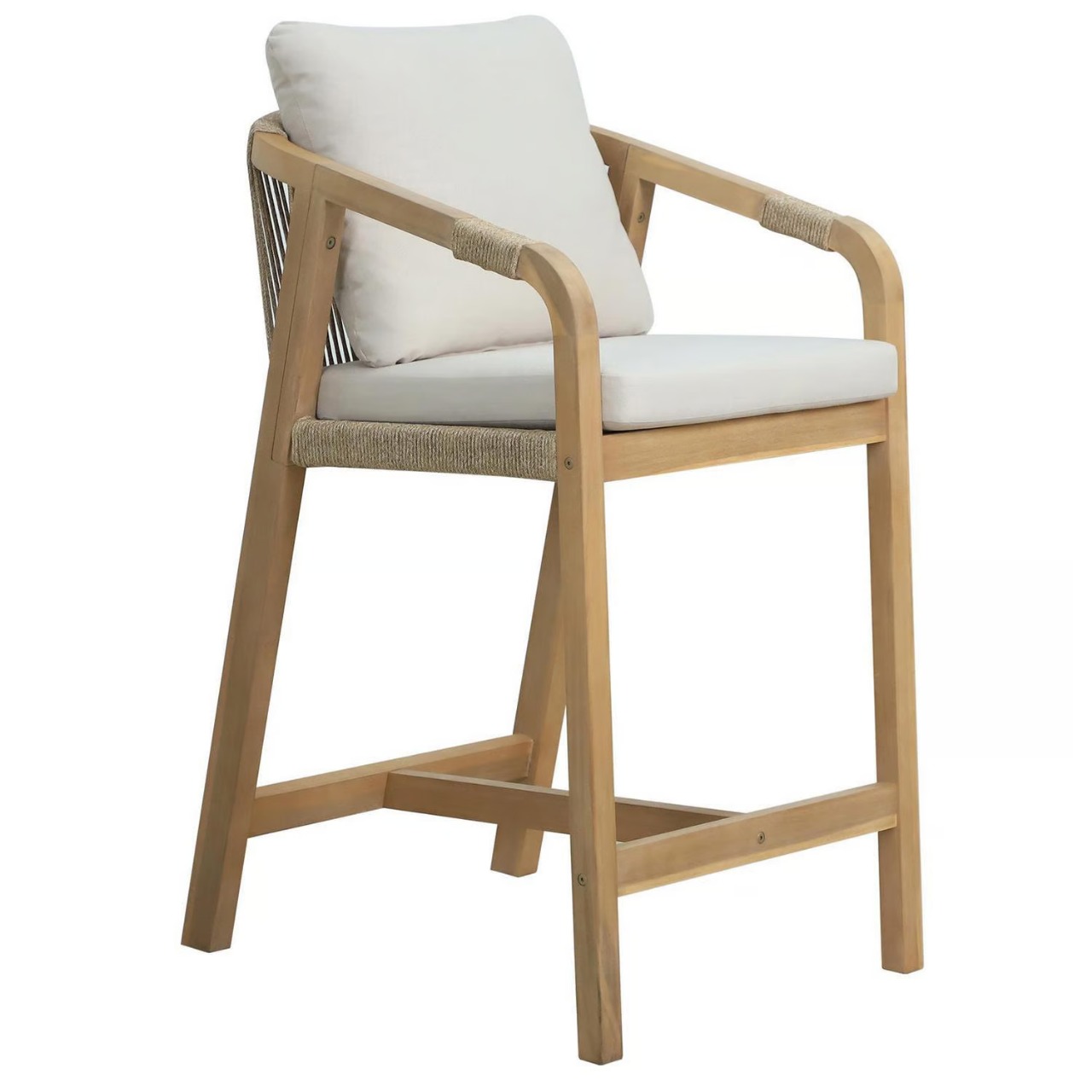 Juego de Bar de Terraza Lucca 4 Personas Natural - Imagen 10