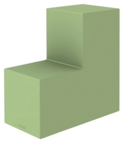 Asiento Bloc verde Dimobili