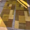 Par de alfombras pasillo pachwork