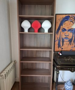 Librero repisa melamina café