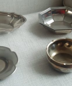 Set de 4 pocillos de plaqué