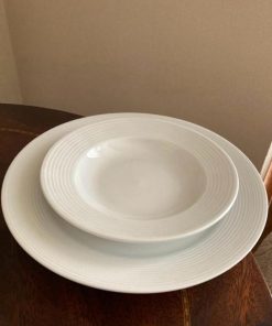 Set de 24 platos porcelana Just Home Collection