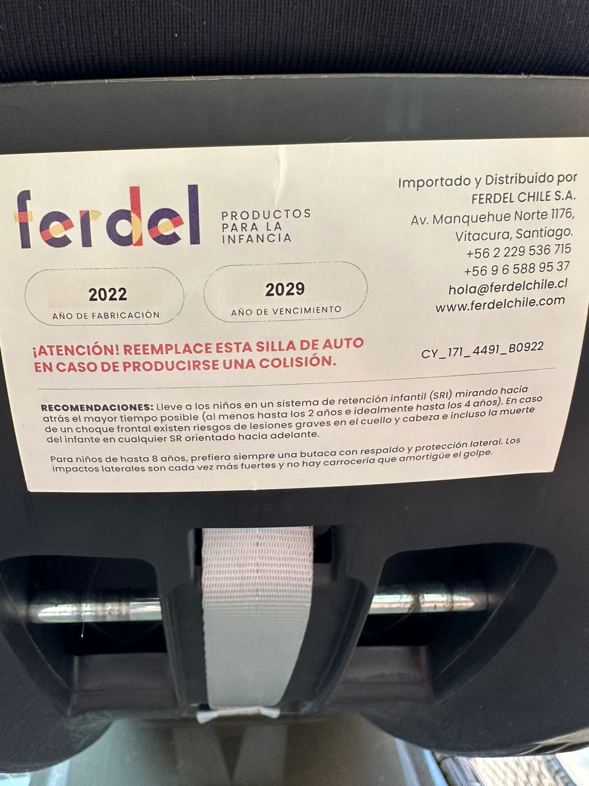 Silla para auto nido Aton G US + Base G Moon Black Cybex - Imagen 2