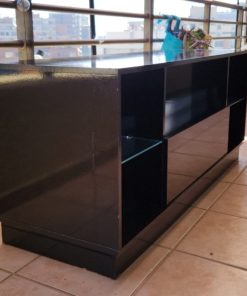 Rack negro lacado brillante