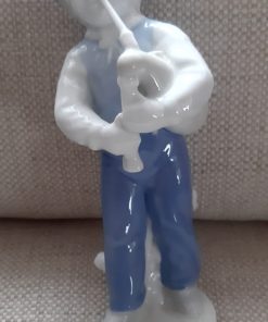 Figura Porcelana Niño Flaustista