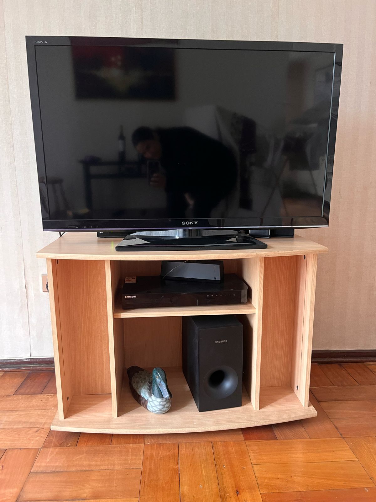 Rack Tv 4 secciones melamina - Imagen 2