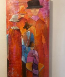 Cuadro personas Baby Agüero