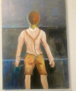 Cuadro hombre de espaldas Baby Agüero