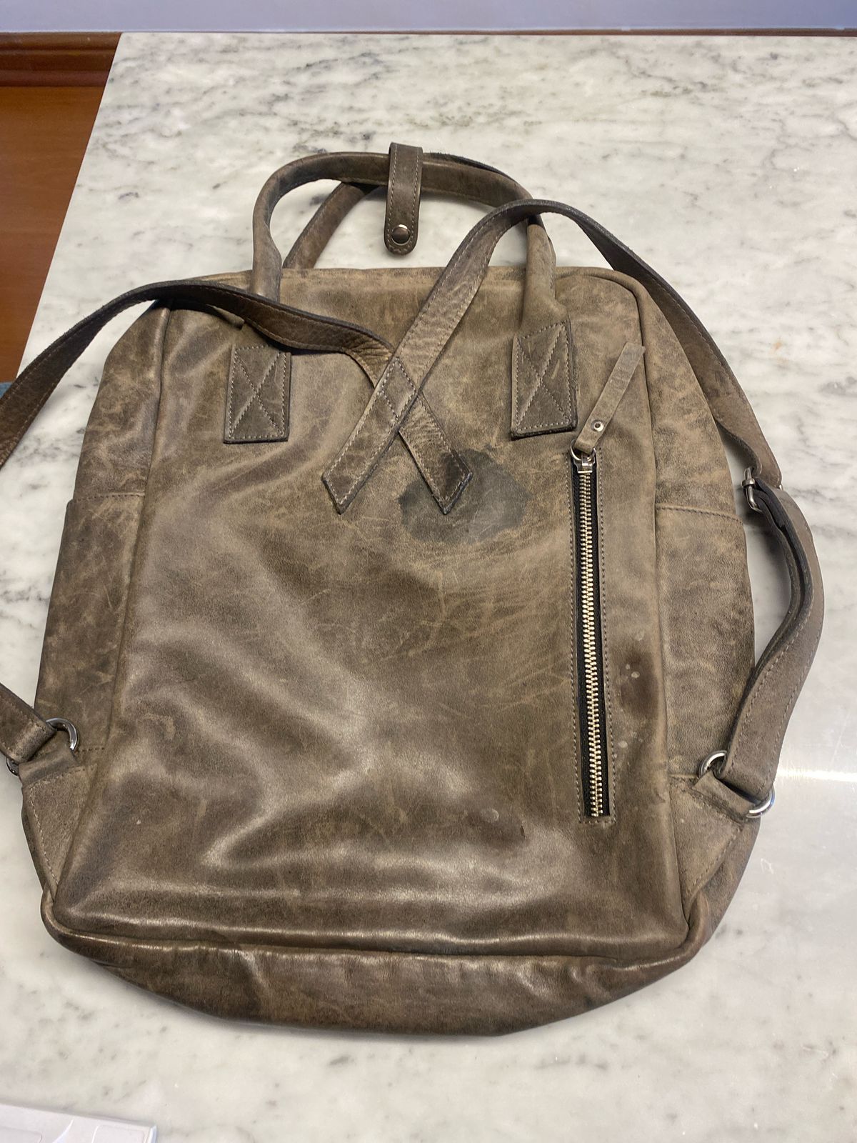 Mochila de cuero para notebook Hand bags - Imagen 2